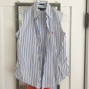 Sleeveless Ralph Lauren button up